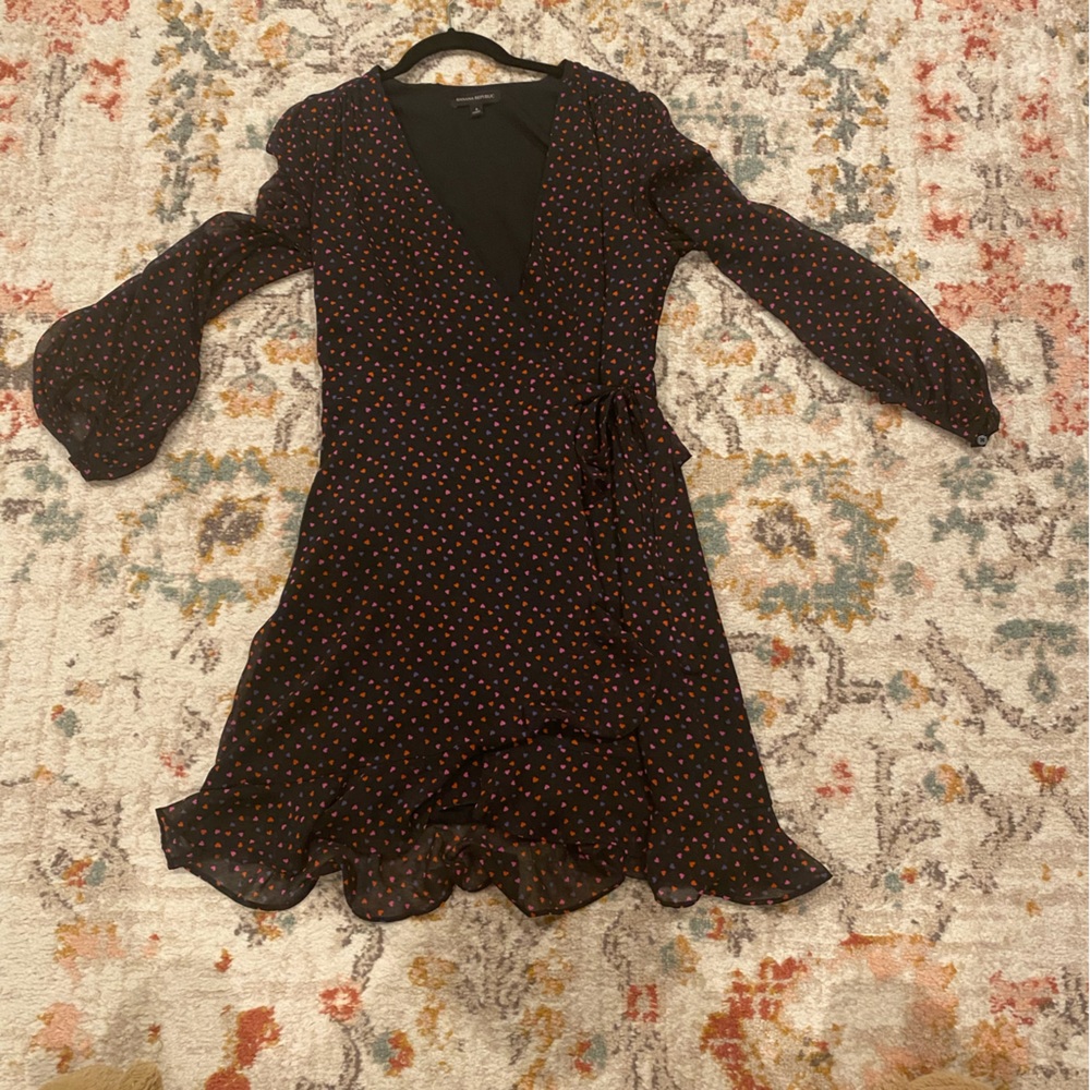 Wrap Dress from Banana Republic. Worn once for Valentines Day.
